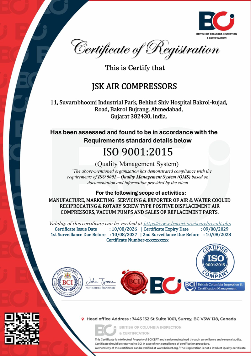 ISO 9001:2015 Certificate